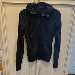 Lululemon reversible Black Zip-Up Hooded Jacket 8